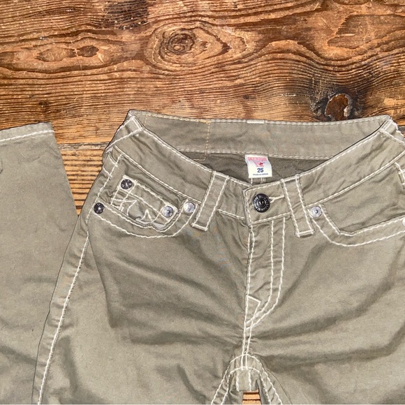 True Religion Jeans Army Green - Picture 3 of 4